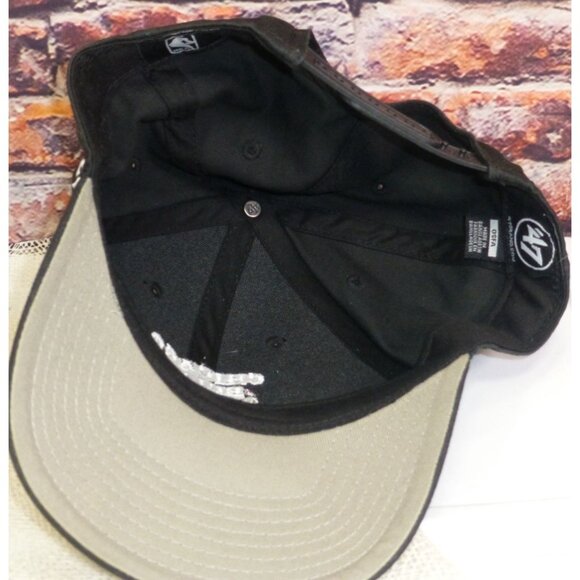 Chicago Bulls Hat Cap Strapback Black '47 Brand Basketball NBA Logo Embroidered - Picture 5 of 6